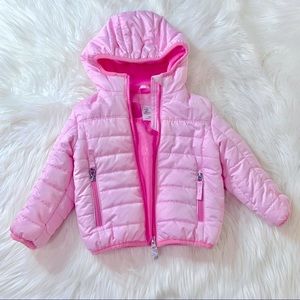Pink Zero Xposur Puffer Winter Jacket size 18 months